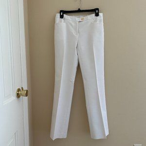 White Calvin Klein Midrise Slacks- Size 2